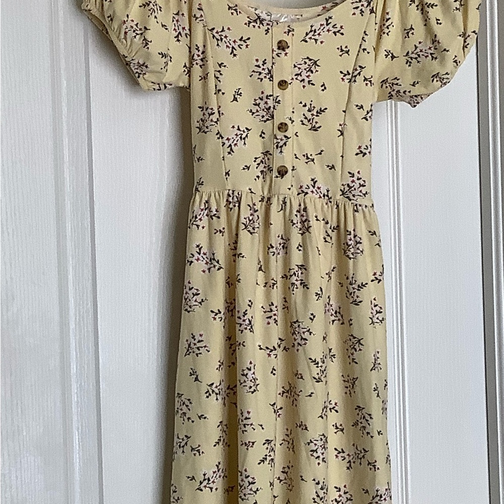 Floral Button-Down Dress